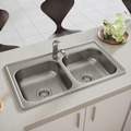 Kitchen Sinks | Elkay D233191 Dayton Top Mount Stainless Steel Kitchen Sink image number 4