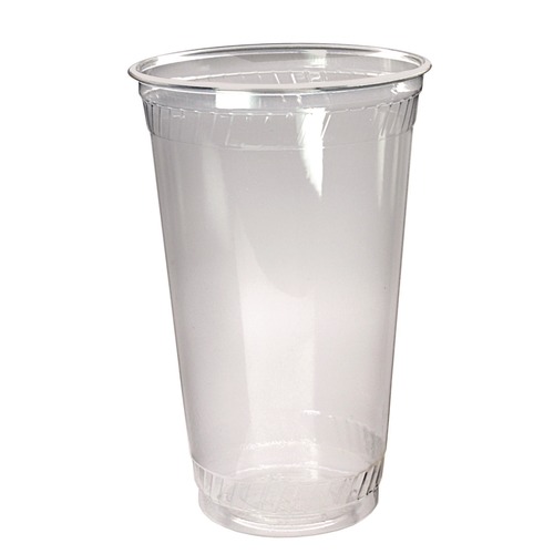 Labor Day Sale! Save $30 off $199! | Fabri-Kal 000000000009502074 Kal-Clear 24 oz PET Plastic Cold Drink Cups - Clear (25/Sleeve, 24 Sleeves/Carton) image number 0
