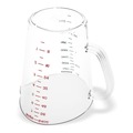 Bulk Savings Pricing 3 | Carlisle 4314407 0.5 gal. Commercial Plastic Measuring Cup - Clear image number 3