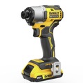 Impact Drivers | Factory Reconditioned Dewalt DCF840D1R 20V MAX Brushless Lithium-Ion 1/4 in. Cordless Impact Driver Kit (2 Ah) image number 2
