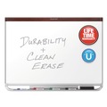 Office & Office Supplies | Quartet P554MP2 Prestige 2 Duramax 48 in. x 36 in. Magnetic Porcelain Whiteboard - Mahogany image number 2