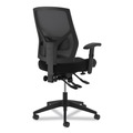  | HON HVL582.ES10.T VL582 250 lbs. Capacity 19 in. to 22 in. Seat Height High-Back Task Chair - Black image number 4