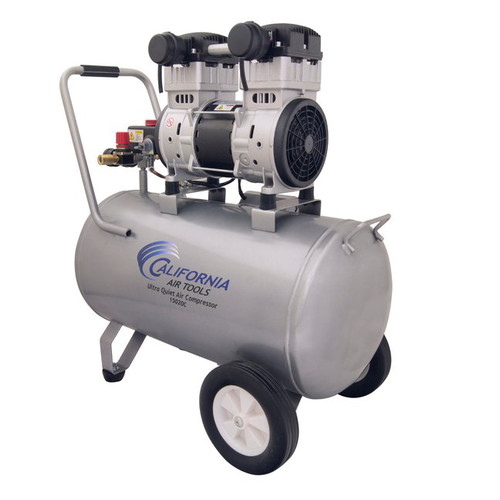 Portable Air Compressors | California Air Tools 15020C 2 HP 15 Gallon Ultra Quiet and Oil-Free Steel Tank Wheelbarrow Air Compressor image number 0