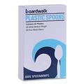 Cutlery | Boardwalk BWK SPOONMWPS Mediumweight Polystyrene Cutlery Teaspoon - White (1000/Carton) image number 2