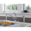 Kitchen Faucets | Delta B4410LF Foundations Single Handle Pull-Out Kitchen Faucet with Spray - Chrome image number 2