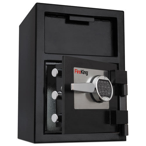 Safes | FireKing SB2414-BLELMS 24w x 13.4d x 10.83h 2.72 cu ft Depository Security Safe - Black image number 0