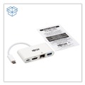 Electronic Adapters & Chargers | Tripp Lite U444-06N-H4GU-C USB-C 4K HDMI USB-A PD Charging 4K Dock with Charging and Ethernet - White image number 5