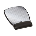  | 3M MW309LE 6-3/4 in. x 8-3/5 in. Precise Leatherette Mouse Pad with Standard Wrist Rest - Black image number 0