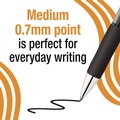 Pens | BIC RPGLP4-BLK Gel-ocity Pro 0.7 mm Medium Gel Pen - Black Ink/Translucent Black/Black Barrel (4/Pack) image number 2