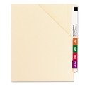 Office Jansan | Smead 75700 Straight Tab Letter Size 11-pt End Tab Jackets with Reinforced Tabs - Manila (100/Box) image number 4