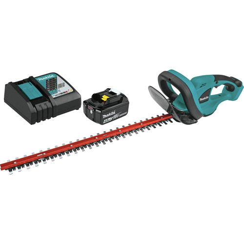Hedge Trimmers | Makita XHU02M1 18V LXT 4.0 Ah Cordless Lithium-Ion 22 in. Hedge Trimmer Kit image number 0