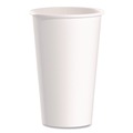 Cups and Lids | SOLO 316W-2050 Paper Hot Cups 16 oz White 50/Pack image number 1