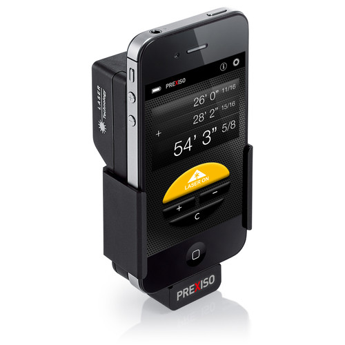 Laser Distance Measurers | Prexiso iC4 Laser Distance Meter for iPhone 4/4S/5 image number 0