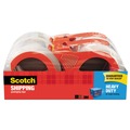 Office Jansan | Scotch 3850-4RD-6GC 1.88 in. x 54.6 Yards 3850 Heavy-Duty 3 in. Core Packaging Tape with Dispenser - Clear (4/Pack) image number 0