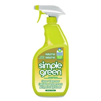 Simple Green 24 oz. Industrial Cleaner and Degreaser Concentrate Spray - Lemon Scent (12/Carton)