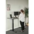 Office Desks & Workstations | Alera ALEHT2SSB AdaptivErgo 48.06 in. x 24.35 in. x 27.5 in. to 47.2 in. Sit-Stand Two-Stage Electric Height-Adjustable Table Base - Black image number 8
