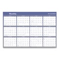 Bulletin Boards | AT-A-GLANCE A1102 12-Month: Jan 2026 to Dec 2026 24 in. x 36 in. Vertical/Horizontal Erasable Quarterly/Monthly Wall Planner - White/Blue Sheets image number 1