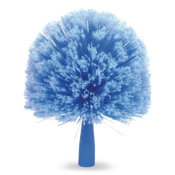 Gritt Commercial GRI103 8 in. Length Cobweb/Corner Duster Brush - Blue
