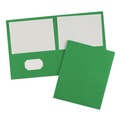 Office Jansan | Avery 47987 40 Sheet Capacity 11 in. x 8.5 in. Two-Pocket Folder - Green (25/Box) image number 1
