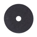 Office Jansan | Boardwalk BWK4018BLA 18 in. Diameter Stripping Floor Pads - Black (5/Carton) image number 1