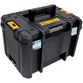 Storage Systems | Dewalt DWST17806 13 in. x 17-1/4 in. x 11-7/8 in. TSTAK VI Deep Storage Box with Flat Top - Black image number 1