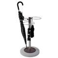 Office Jansan | Alba PMFLOWERN 13.75w x 13.75d x 25.5h Flower Umbrella Stand - Black/Silver image number 1
