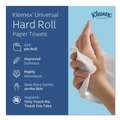 Cleaning & Janitorial Supplies | Kleenex 01080 8 in. x 425 ft. 1.5 in. Core 1-Ply Hard Roll Paper Towels - White (12 Rolls/Carton) image number 10