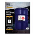 Office Jansan | Avery 60501 UltraDuty 8.5 in. x 11 in. GHS Chemical Waterproof and UV Resistant Labels - White (50/Box) image number 0