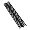 Office Jansan | GBC 2514517 ProClick 5/8 in. Diameter 110 Sheet Capacity Easy Edit Spines - Black (100/Box) image number 0