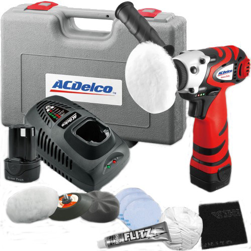 Polishers | ACDelco ARS1212 12V Cordless Lithium-Ion 3 in. Mini Polisher with Headlight Restoration Kit image number 0