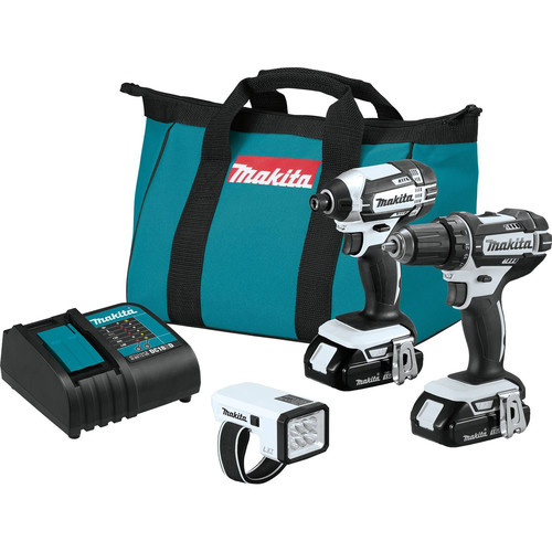 Combo Kits | Makita CT322W 18V LXT 1.5 Ah Cordless Lithium-Ion Compact 3-Piece Combo Kit image number 0