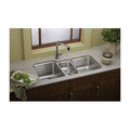 Kitchen Sinks | Elkay ELUH4020 Lustertone Undermount 40 in. x 20-1/2 in. Triple Bowl Sink (Stainless Steel) image number 1