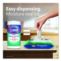 Cleaning & Janitorial Supplies | Clorox 31430 8 in. x 7 in. 1-Ply Flex Pack Disinfecting Cleaning Wipes - Fresh Scent White (6/Carton) image number 5