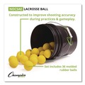Toys | Champion Sports LBYN36 (36 Balls/Bucket) Official Size Bucket of Lacrosse Balls - Yellow image number 2
