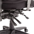 Office & Office Supplies | Alera ALEEL42ME10B 17.7 in. to 21.4 in. Seat Height Elusion Series Mesh Mid-Back Prem Fabric Multifunction Chair Supports Up to 275 lbs. - Black image number 2