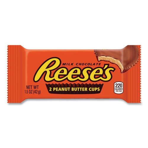 Snacks | Green Rabbit 44000 1.5 oz. Bar Peanut Butter Cups - Full Size (36/Carton) image number 0