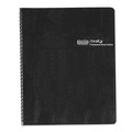Office & Office Supplies | House of Doolittle 281-02 11 in. x 8.5 in. 12-Month (Jan-Dec 2026) Eight-Person Group Practice Daily Appointment Book - Black Cover (1-Set) image number 4