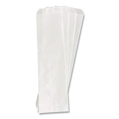  | Bagcraft 300039 2-3/4 in. x 10 in. Silverware Bags - White (2000/Carton) image number 0
