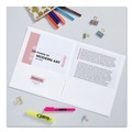 Office Jansan | Avery 47991 40 Sheet Capacity 11 in. x 8.5 in. Two-Pocket Folder - White (25/Box) image number 5