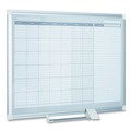  | MasterVision GA0597830 Silver Frame 48 in. x 36 in. Monthly Planner image number 0