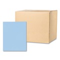 File Folders | Roaring Spring 50124 Accommodates (50) 11 in. x 8.5 in. Sheets Pocket Folder - Light Blue (250/Carton) image number 0