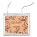 Office Jansan | Avery 74459 4 in. x 3 in. Top Load Necklace-Style Badge Holder with Laser/Inkjet Insert (100/Box) image number 1