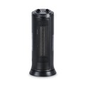 Space Heaters | Alera ALEHECT17 7.37 in. x 7.37 in. x 17.37 in. 1,500 Watts Mini Tower Ceramic Heater - Black image number 0