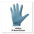 Disposable Gloves | KleenGuard 417-57373 9.5 in. Long 6 mil Thick Powder-Free G10 Nitrile Gloves - Large Blue (10-Boxes/Carton) image number 3