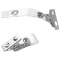 Paper Clips, Binder Clips, & Fasteners | SICURIX BAU68010 0.38 in. x 2.75 in. ID Strap Clips - Clear (25/Pack) image number 3