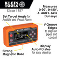 Levels | Klein Tools 935DAGL 4.57 in. x 1.36 in. x 2.48 in. Programmable Angles Digital Level with 2 Batteries (AA) image number 2