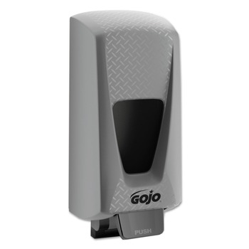 GOJO Industries PRO 5000 9.31 in. x 7.6 in. x 21.2 in. 5,000 milliliter Hand Soap Dispenser - Gray