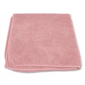 Cleaning Cloths | Boardwalk BWK12PINCLOTH 12 in. x 12 in. Microfiber Cloths - Pink (12/Pack) image number 2