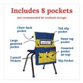 Office Chairs | Carson-Dellosa 158036 15 in. x 1.5 in. x 19 in. Fabric Chairback Buddy for Student Chairs - Medium, Blue/Yellow image number 3