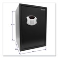Safes | Honeywell 5107S 15 x 7.8 x 22 Digital Steel Security Safe with Drop Slot - Black image number 2